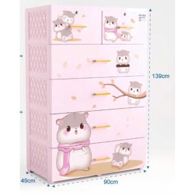 Tủ Nhựa Quy Phúc Size 90cm Hiện Đại