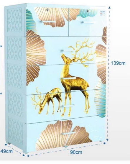 Tủ Nhựa Quy Phúc Size 90cm Hiện Đại