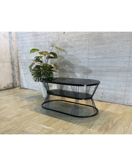 Bàn Sofa Chữ Nhật 2 Tầng Mặt Đá Hiện Đại-Cao Cấp
